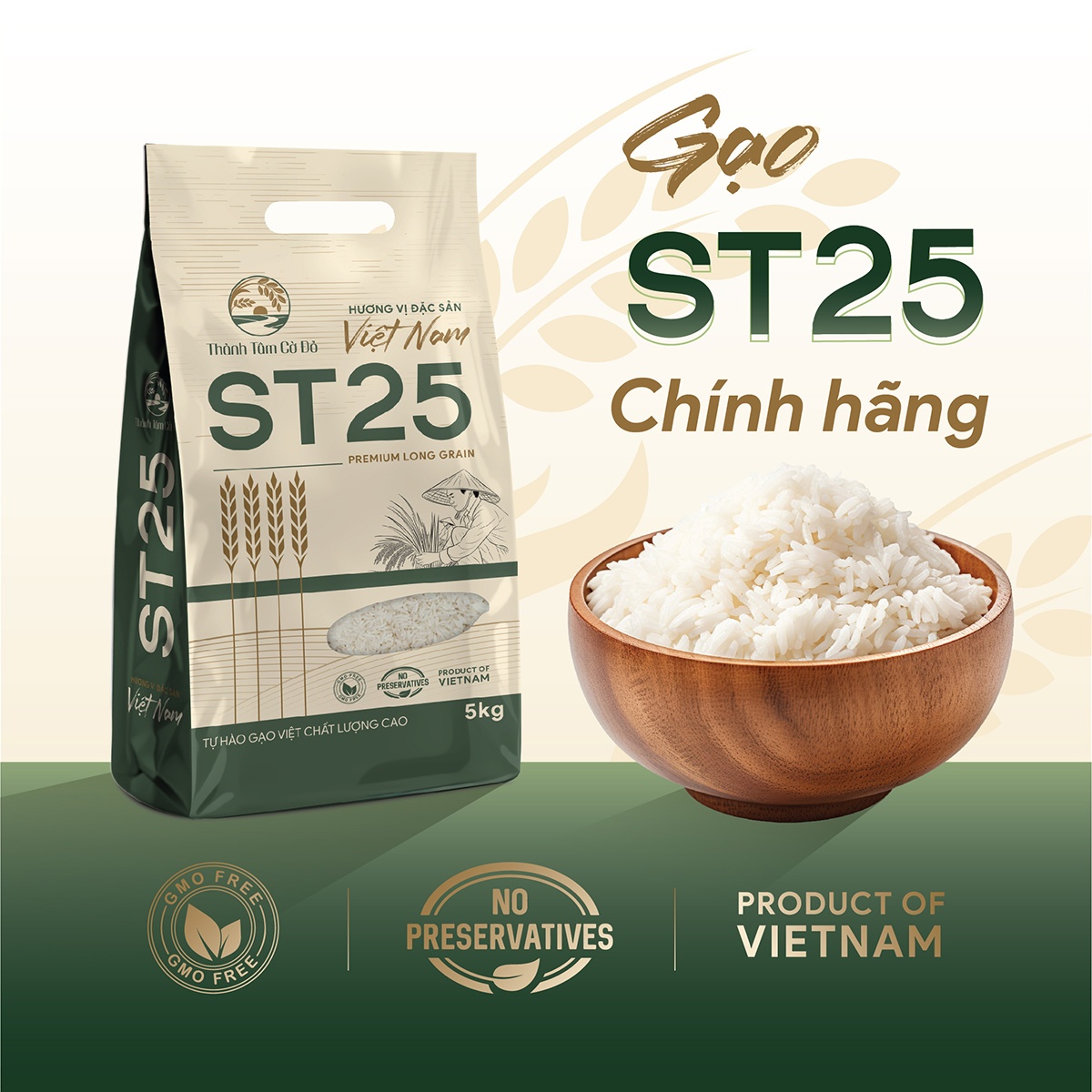 Gạo ST25 Thành Tâm Cờ Đỏ: Câu chuyện về giống gạo "quốc dân"